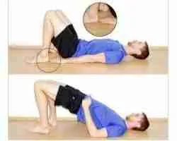 Lying Hip Bridge Exercise